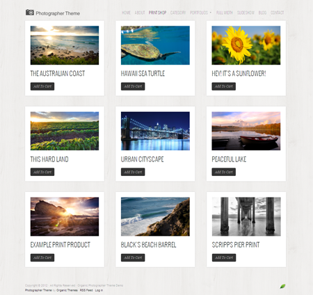 Photographer WordPress Sell Photos Online Theme Photographer WordPress Sell Photos Online Theme