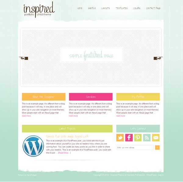 Inspired 1.0 Child WP Feminine Theme Inspired 1.0 Child WP Feminine Theme