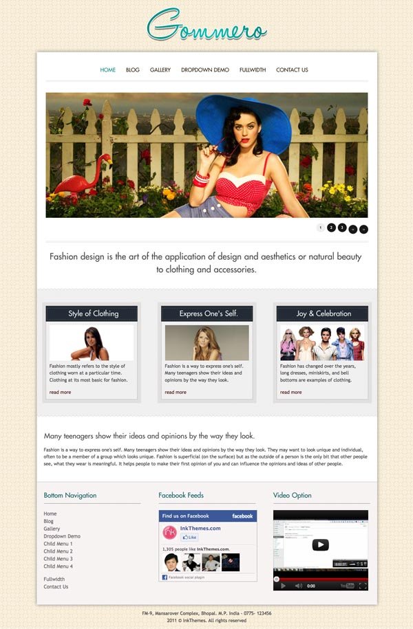 Gommero 9 in 1 WordPress Theme Gommero 9 in 1 WordPress Theme
