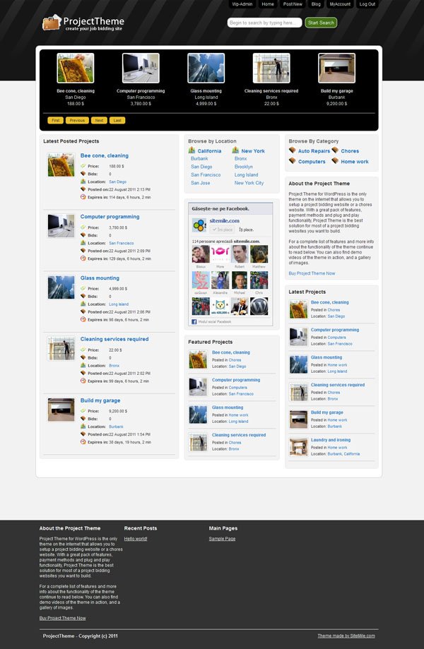 Project Responsive WordPress Theme Project Responsive WordPress Theme