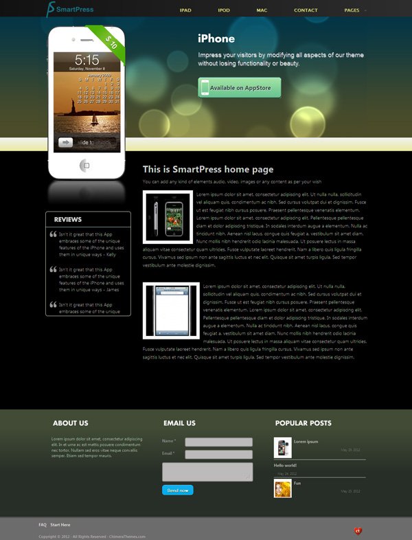 SmartPress WordPress App Store Theme SmartPress WordPress App Store Theme