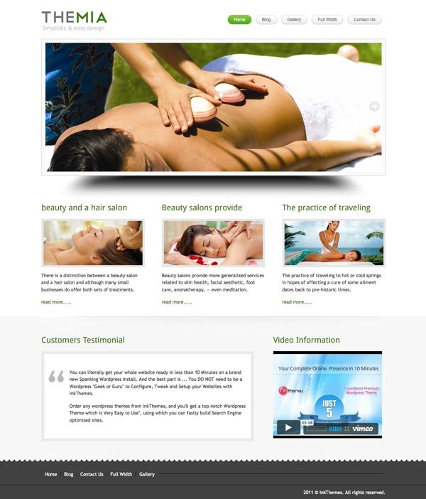 Themia WordPress Spa Salon Theme Themia WordPress Spa Salon Theme