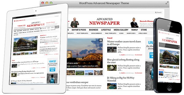 Advanced Newspaper WordPress e-Newspaper Theme