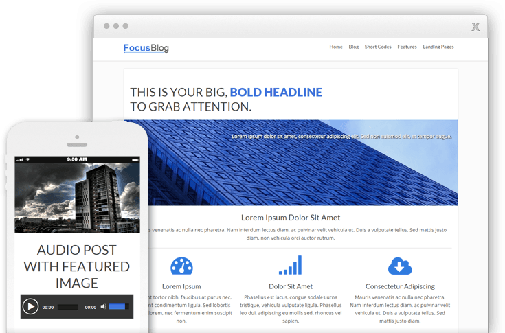 FocusBlog WordPress Conversion-Focused Blog Theme