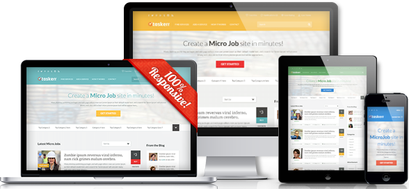 Taskerr Responsive WordPress Micro Job Theme