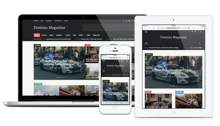 Domino Magazine WordPress Multifunctional Theme