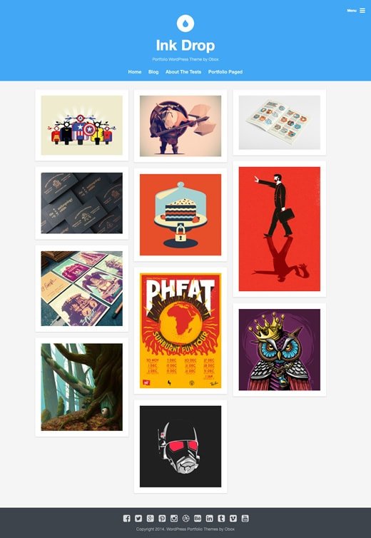 Ink Drop WordPress Theme