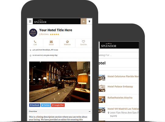 Splendor WordPress Hotel Directory Theme Splendor WordPress Hotel Directory Theme