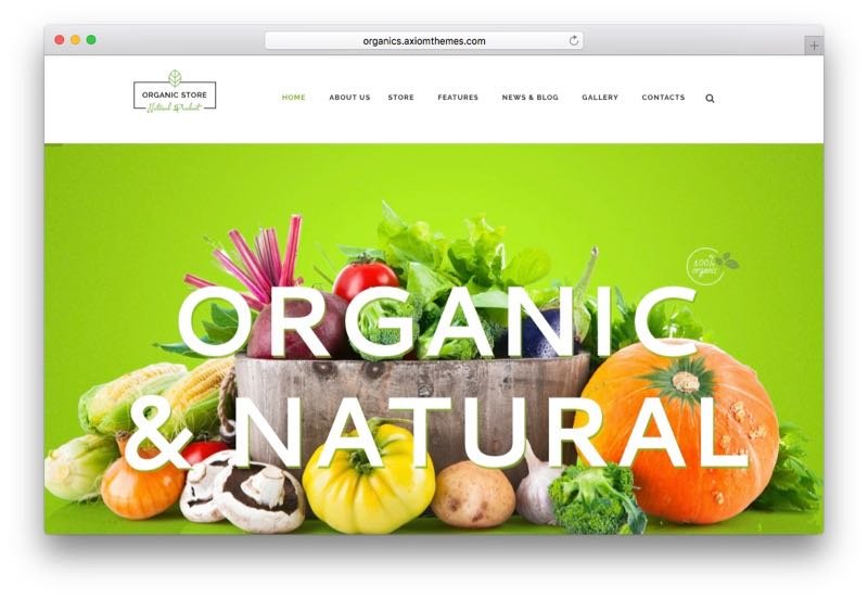 Organic Store Food & Eco Products WooCommerce Theme Organic Store Food & Eco Products WooCommerce Theme