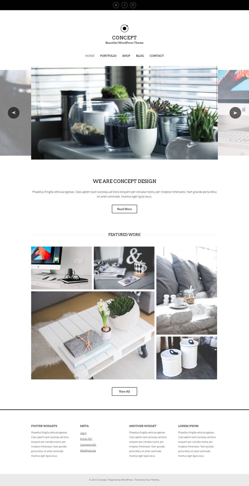 Concept WordPress Theme Concept WordPress Theme